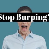 How to stop burping after meals ?