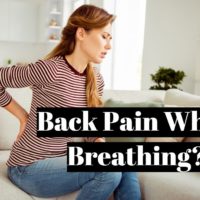 Back pain when deep breathing: what to do?